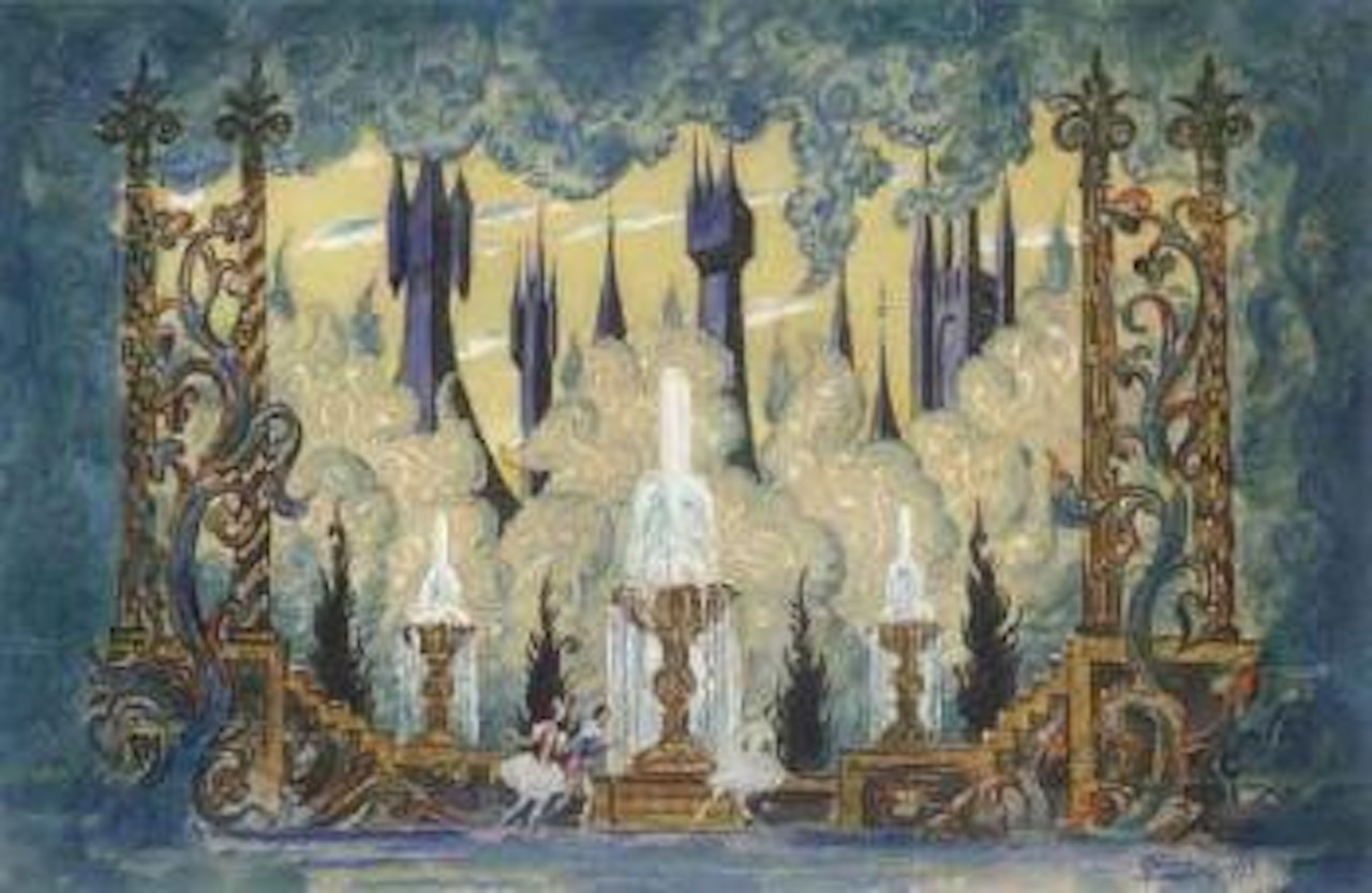 Raymonda, ballet National Lituanien, Kaunas by Mstislav Valerianovich Dobuzhinsky