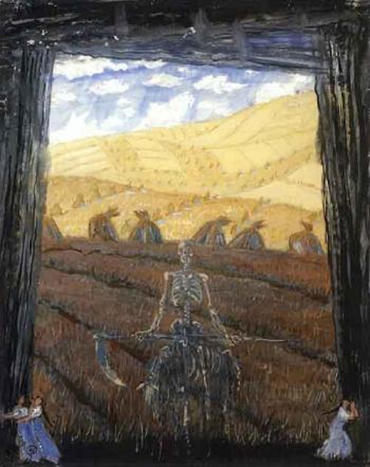 Le soldat russe, Ballet Theatre Metropolitan Opera, New York by Mstislav Valerianovich Dobuzhinsky