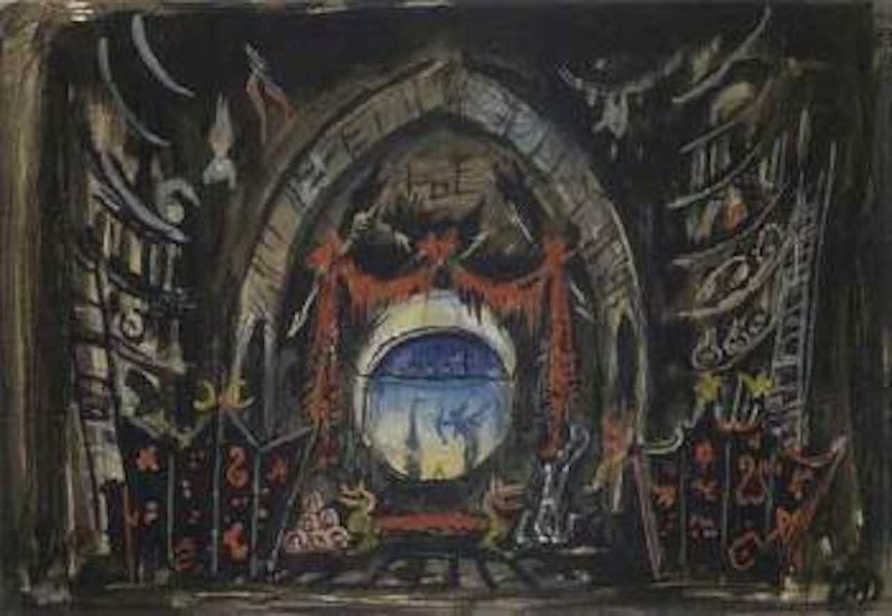 Coppelia by Mstislav Valerianovich Dobuzhinsky