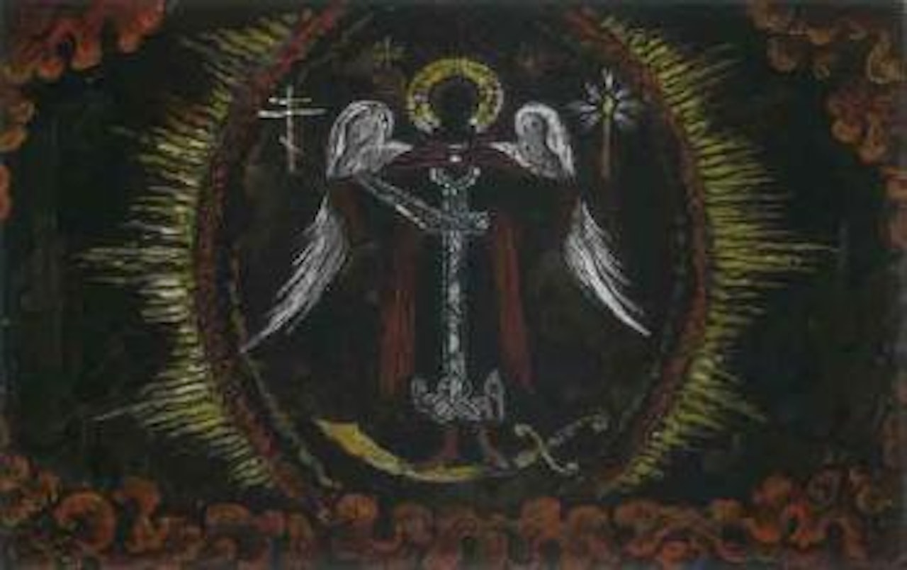 Rideau d'avant-scene pour Khovantchina by Mstislav Valerianovich Dobuzhinsky