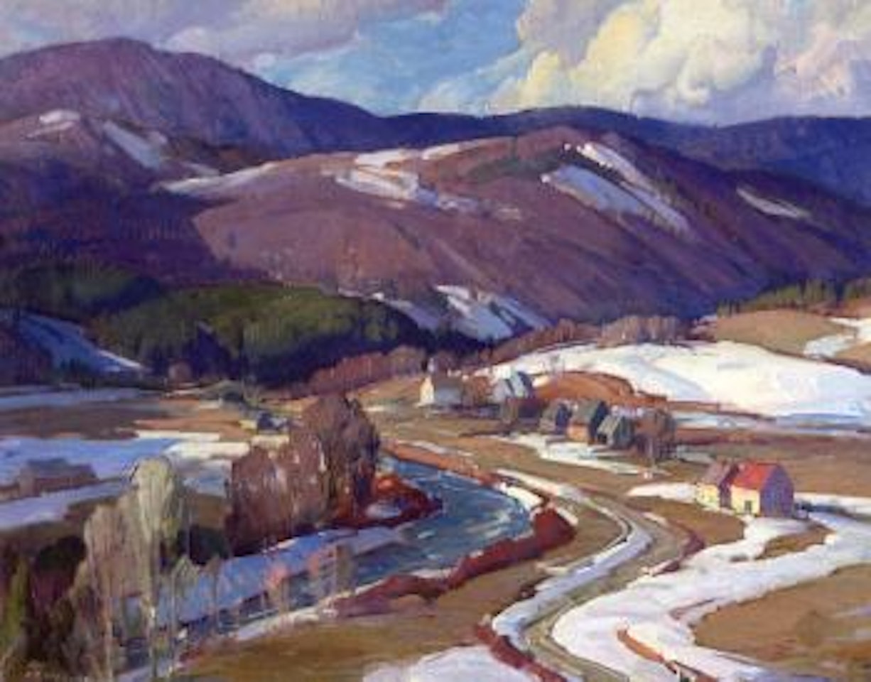 West River Valley, Vermont by Aldro Thompson Hibbard