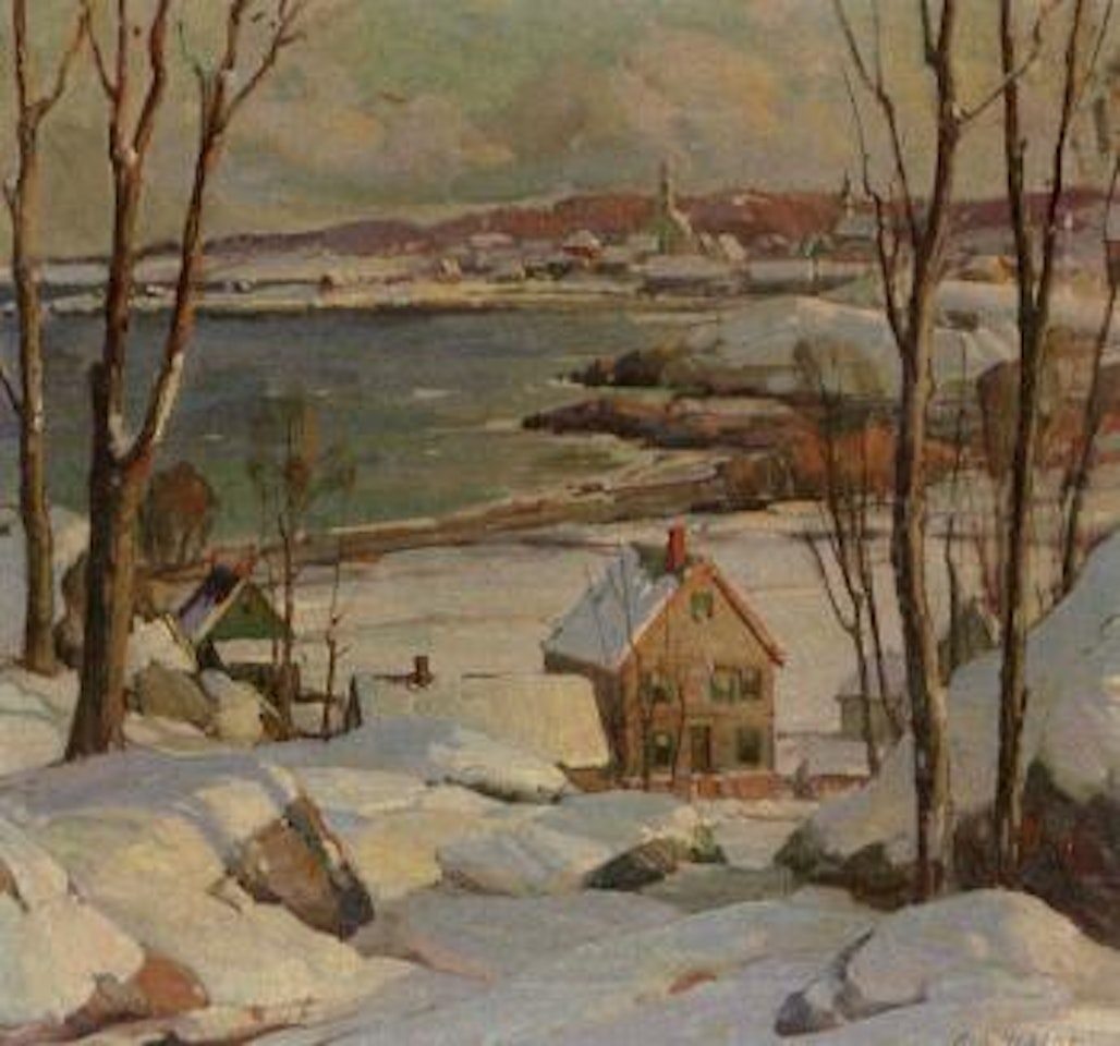 Snowy day by Aldro Thompson Hibbard