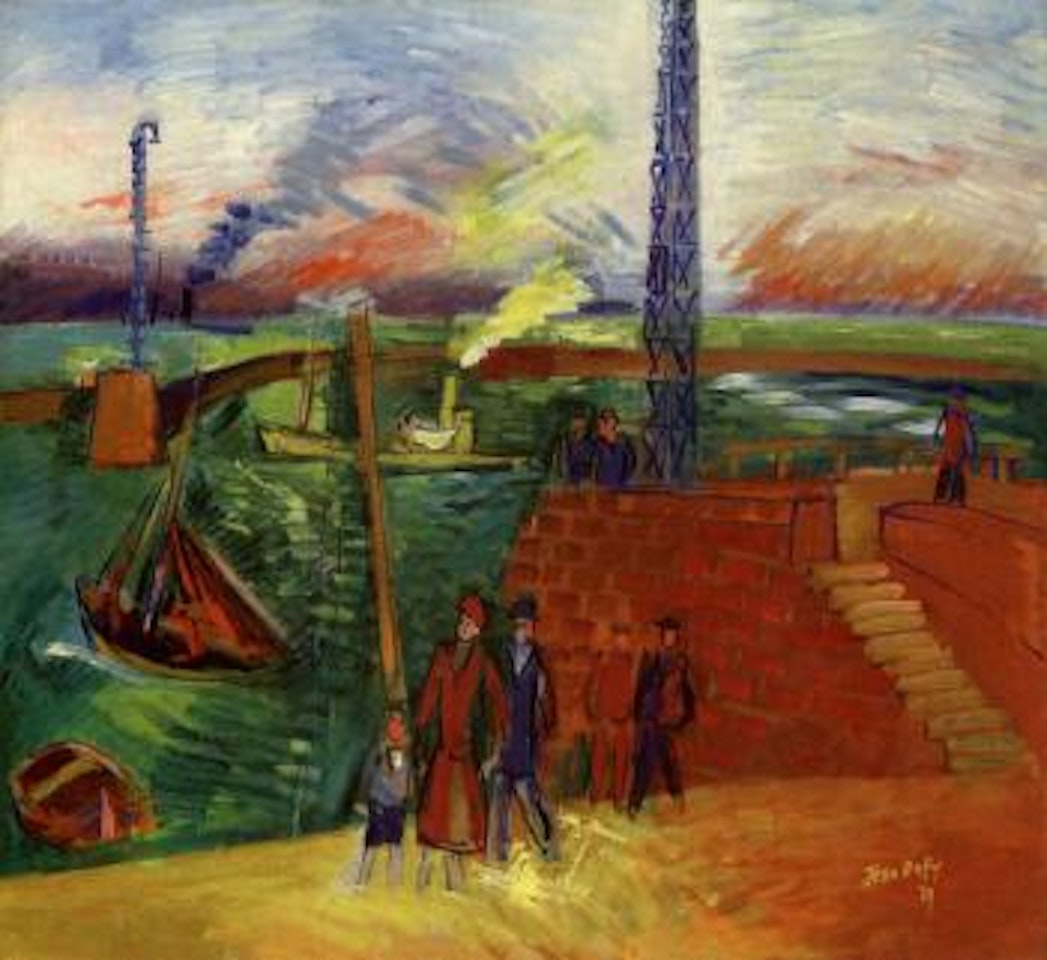 Entree de port by Jean Dufy