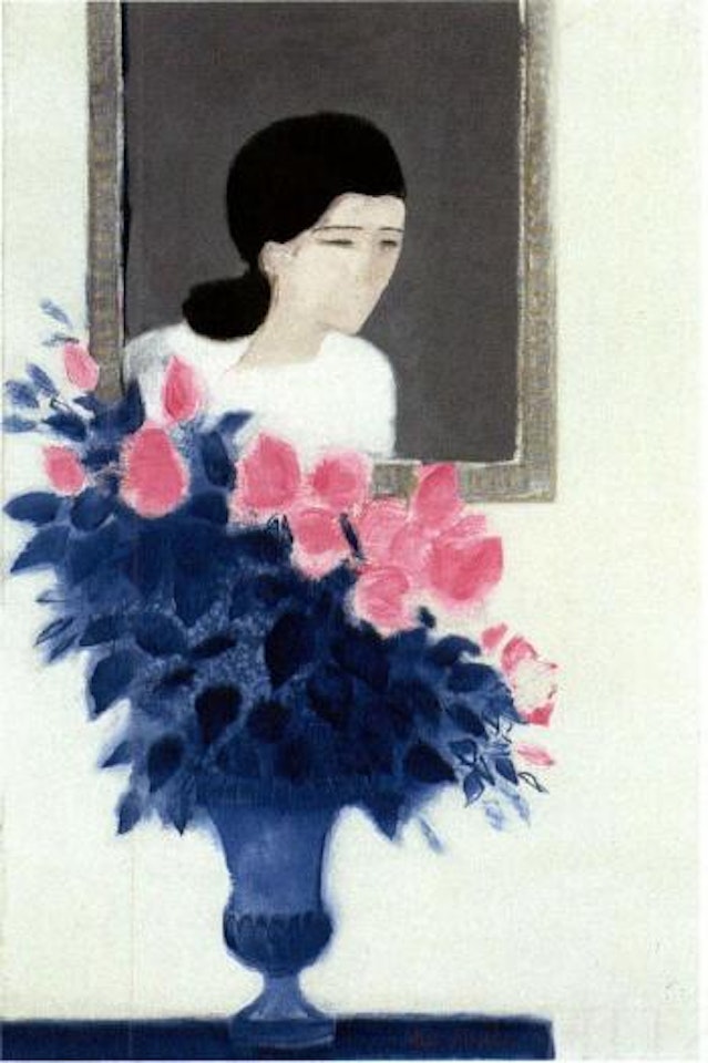 Bouquet au visage by André Brasilier