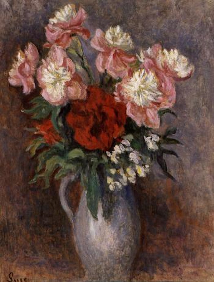 Bouquet de pivoines by Maximilien Luce