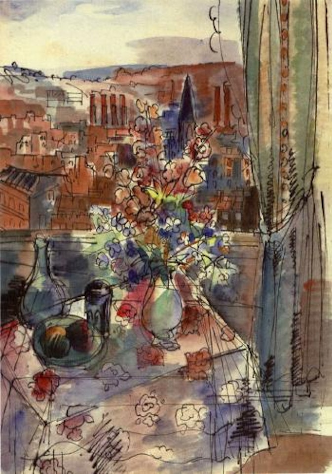Vue depuis l'atelier de Jean Dufy by Jean Dufy