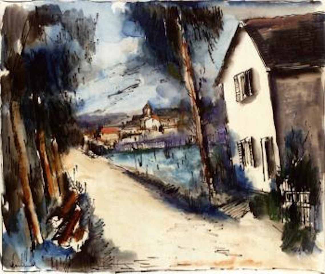 Route de village by Maurice de Vlaminck