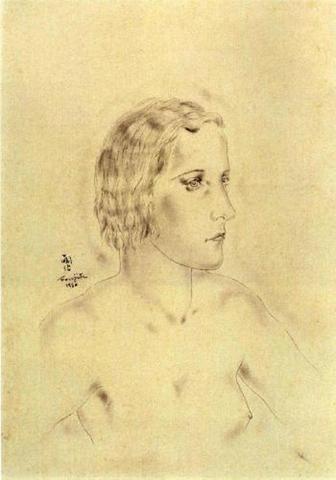 Buste de jeune femme by Leonard Tsuguharu Foujita