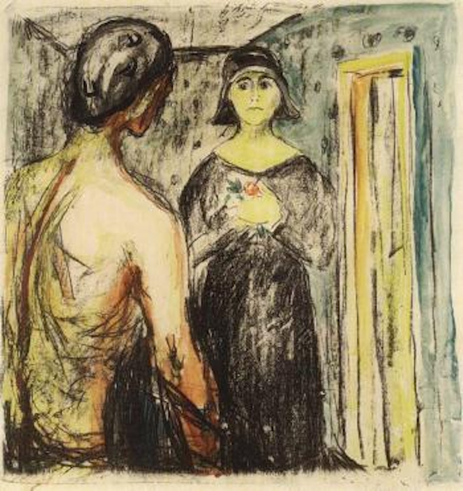 Marat and Charlotte Corday by Edvard Munch