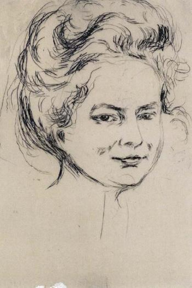 Portrait of lady, Miss Harder by Edvard Munch