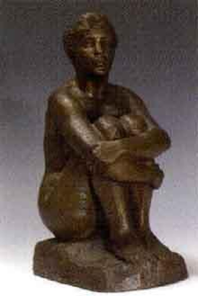 Seated young woman by Arne Durban