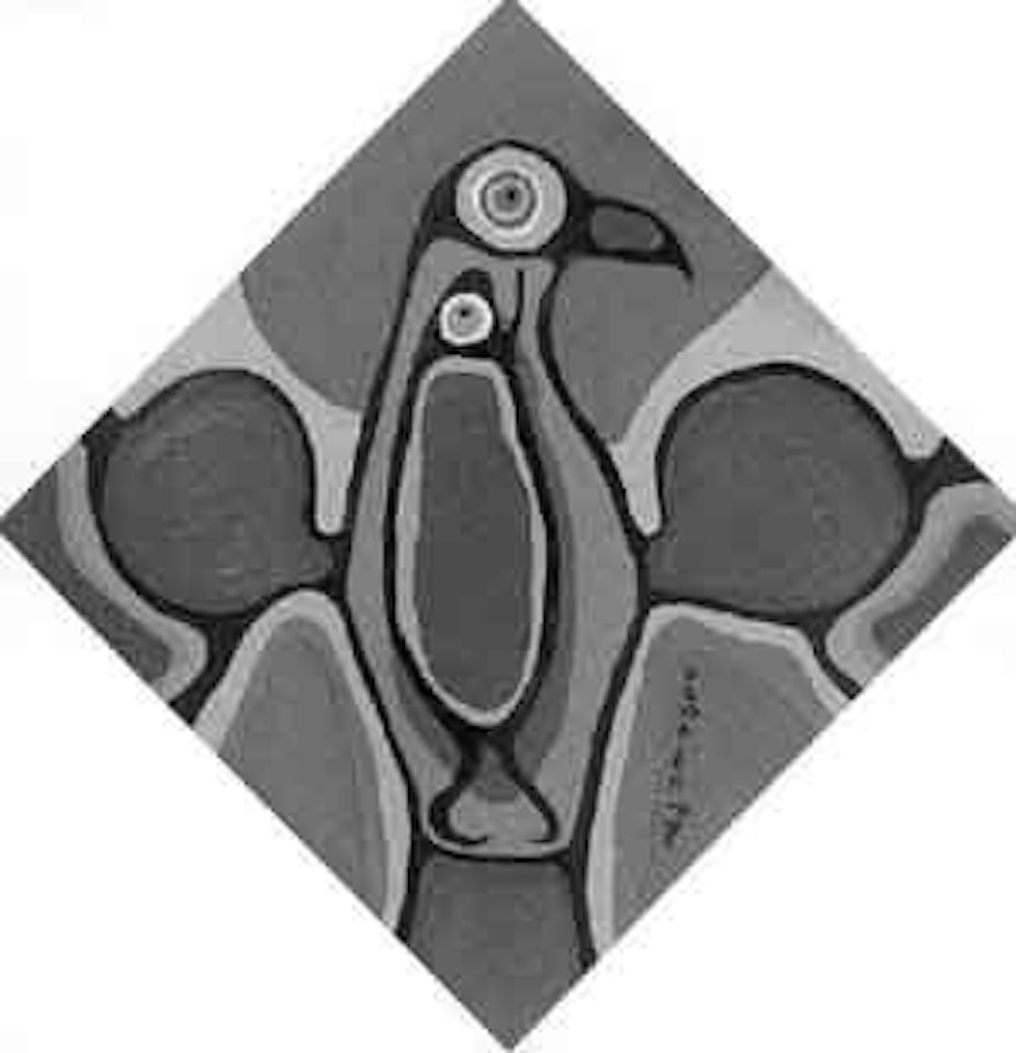 Bird figure by Norval Morrisseau