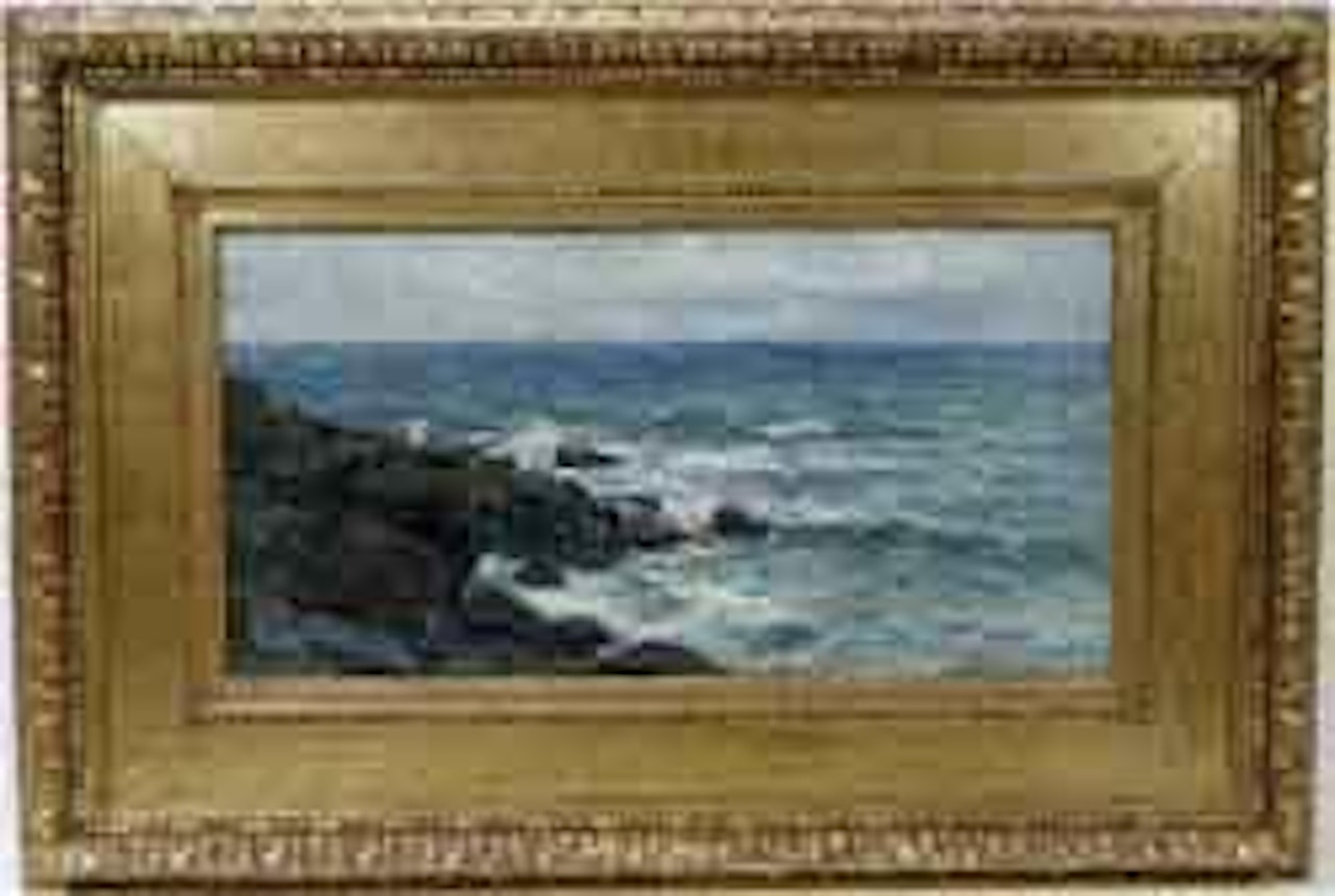 Rocky shoreline by William Trost Richards