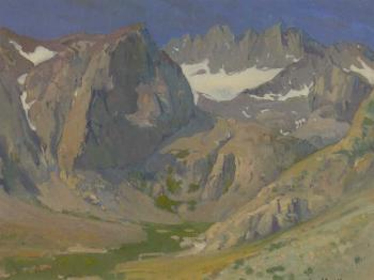 Big Pine Canyon by Franz A Bischoff
