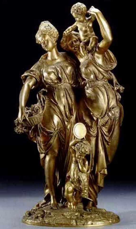 Allegory of friendship by Albert-Ernest Carrier-Belleuse