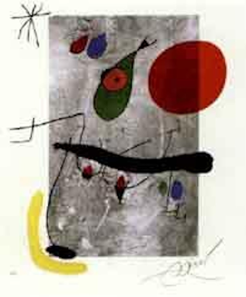 Reverie aux piments doux by Joan Miró