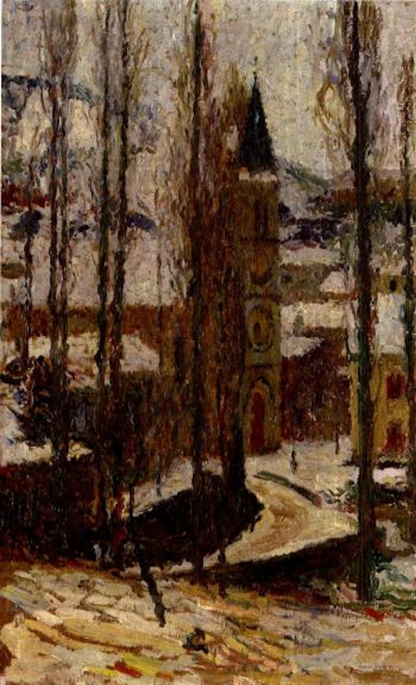 L'eglise by Henri Jean Guillaume Martin