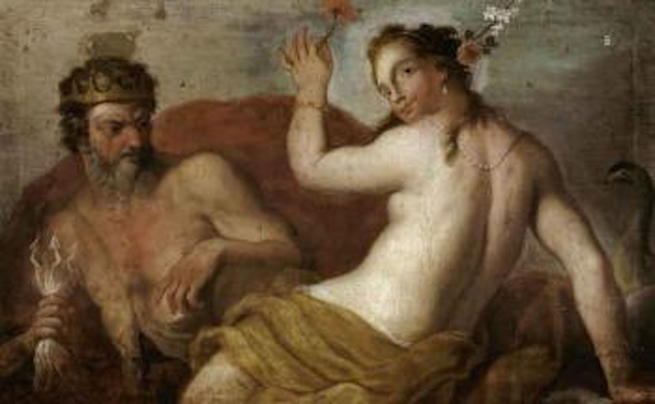 Jupitor and Juno by Pietro Liberi