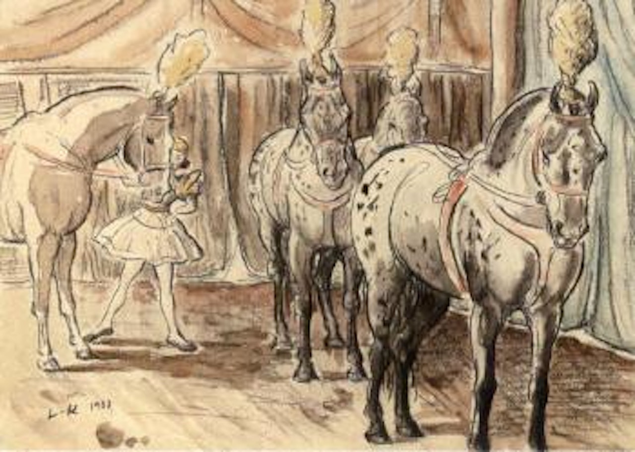 Ready to enter by Laura Knight
