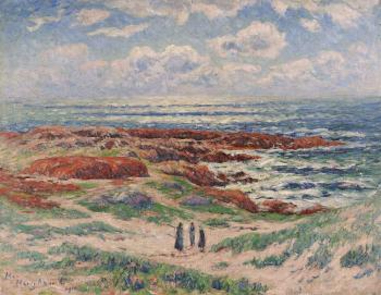Dunes de Tregune, Finistere by Henry Moret