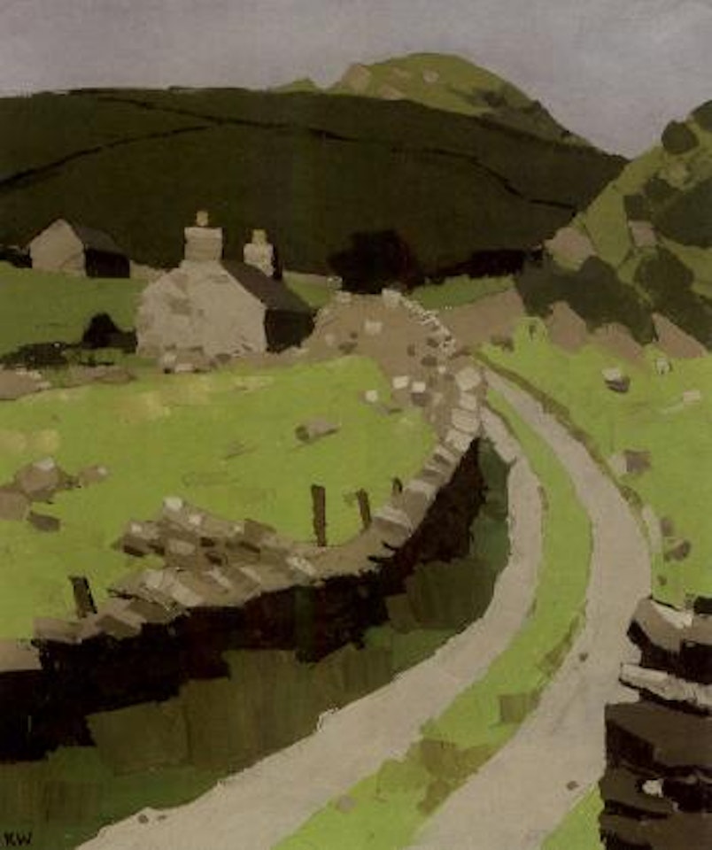 Hendre Selar Cwm Ystradllyn by Kyffin Williams