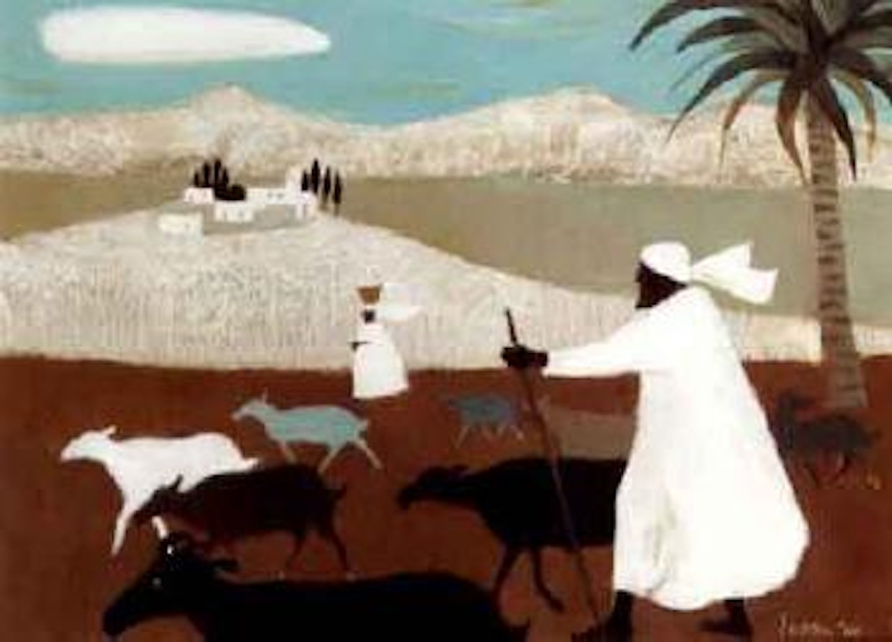 Goats in Jordan by Mary Fedden