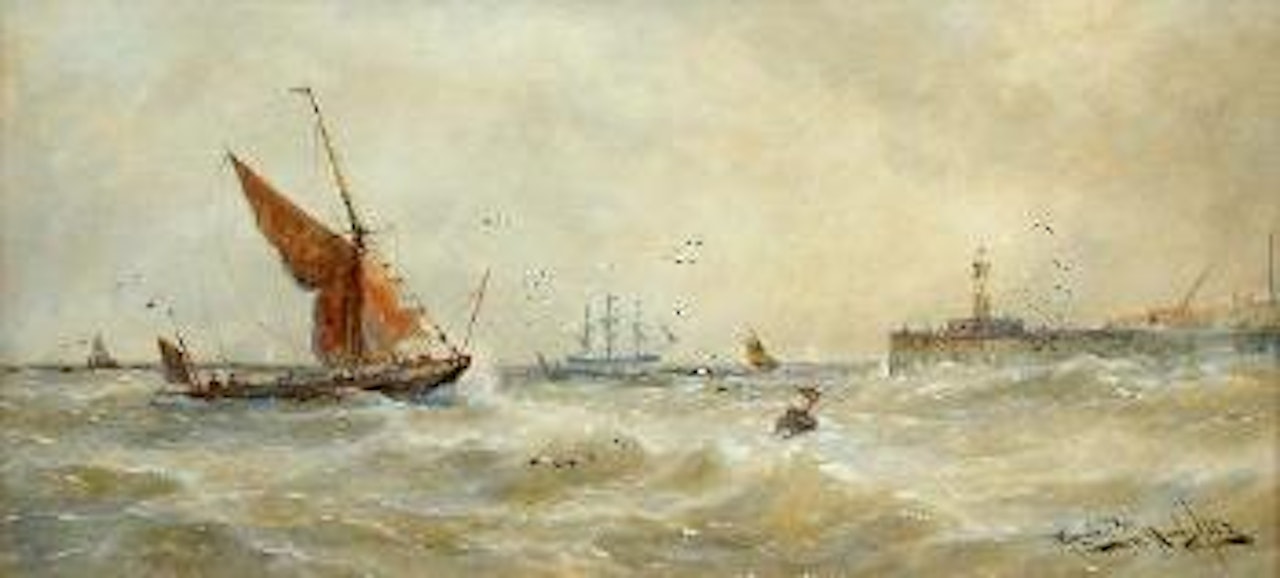 Margate pier by Thomas Bush Hardy