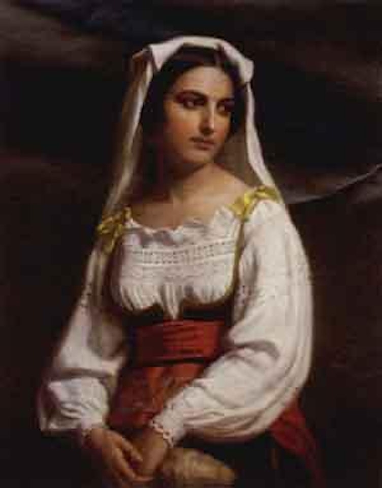 Portrait of an Italian woman by Continental School