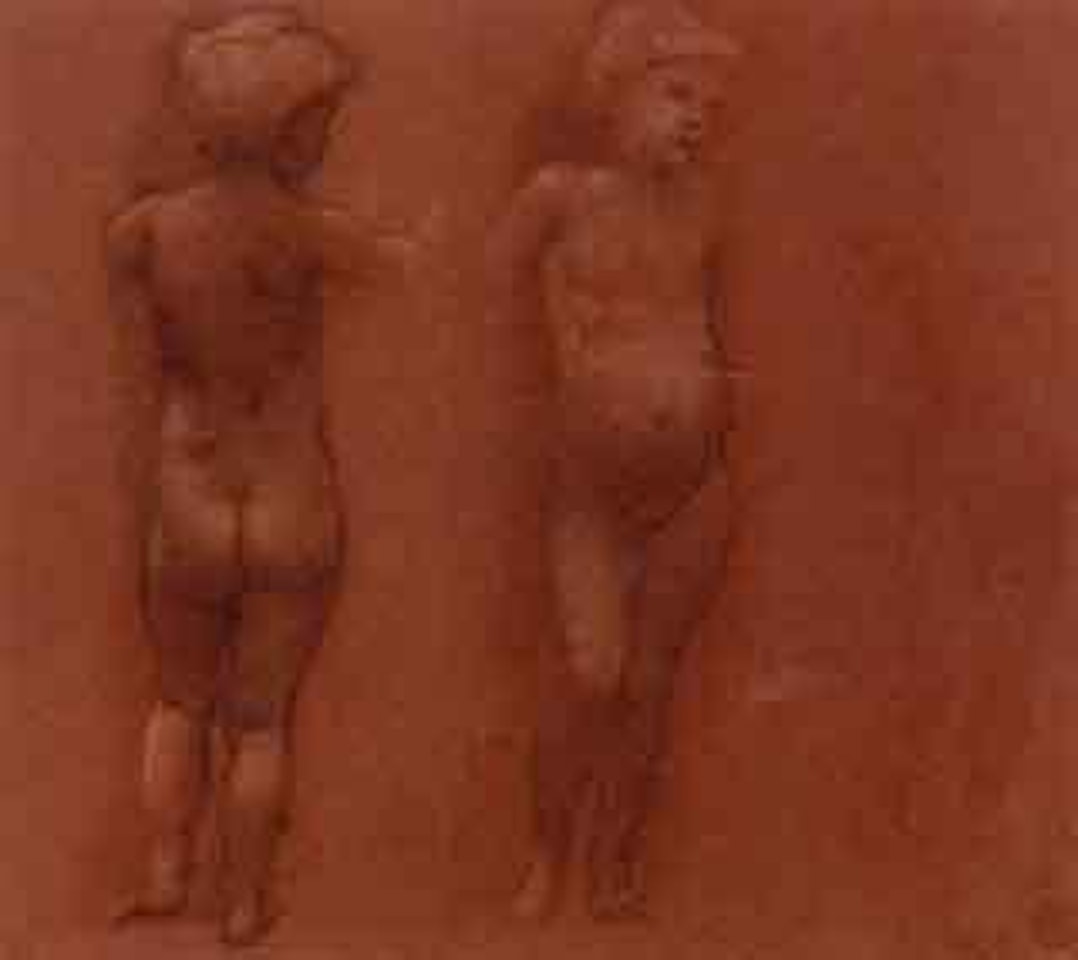 Studies of nude child by Edward Coley Burne-Jones