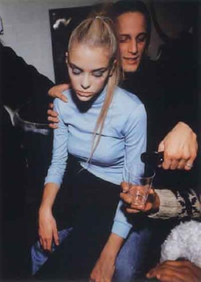 James and Kyle backstage, Magaschonu Show by Nan Goldin