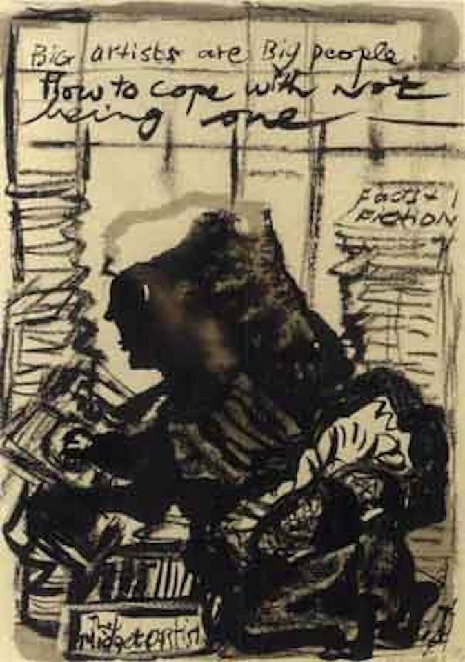 Big artist big people. Protection police V by Marlene Dumas