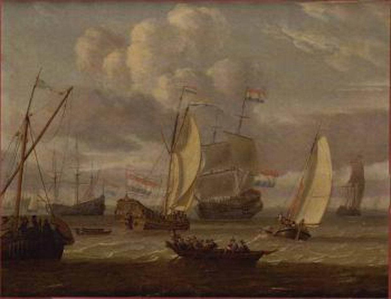 Dutch fleet by Abraham Storck
