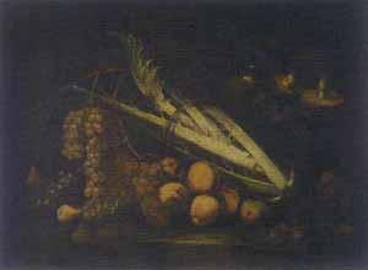 Still life with fruit and vegetables by Italian School