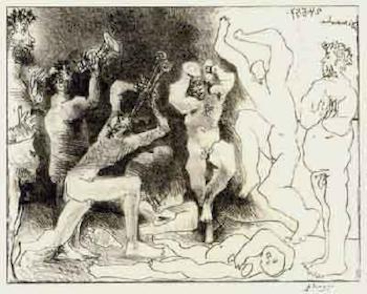 La danse des faunes by Pablo Picasso