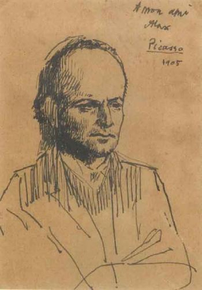 Portrait de Max Jacob by Pablo Picasso