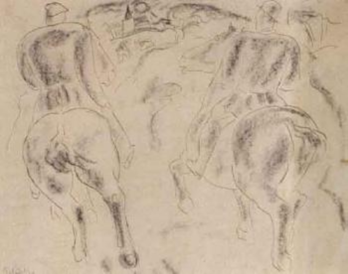 Riding near Laren by Leo Gestel