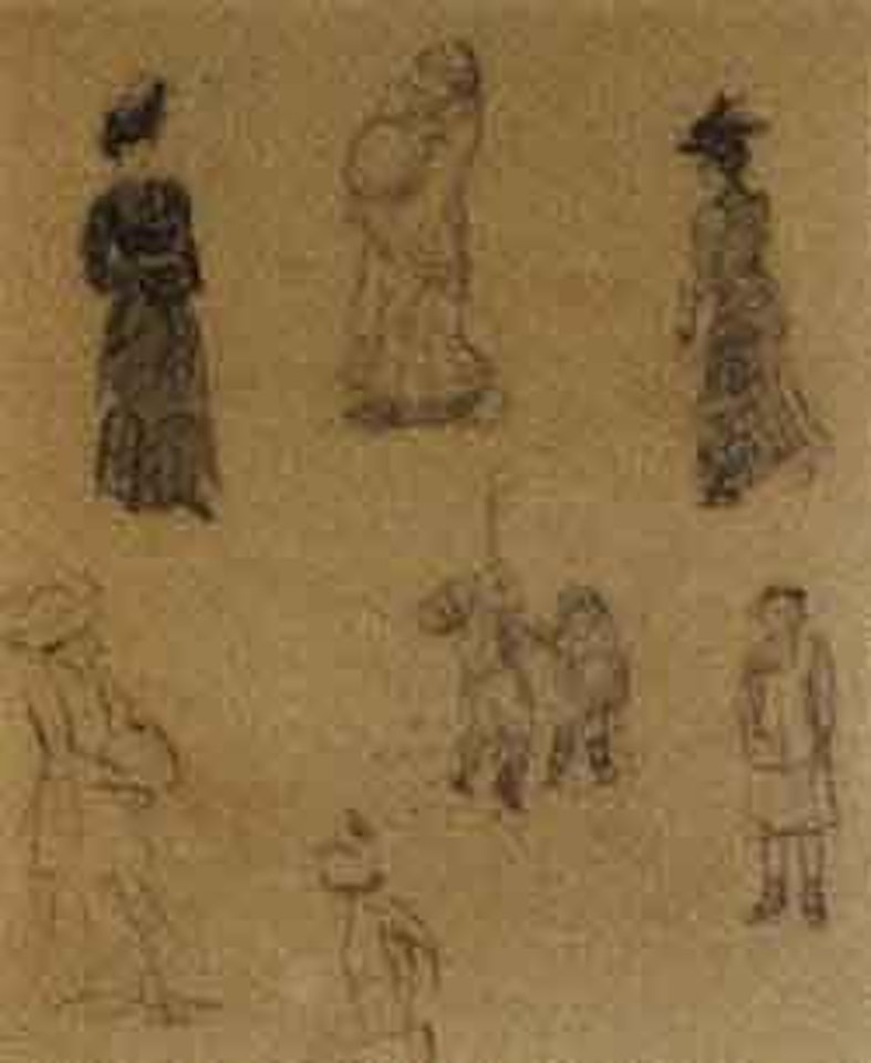 Figures sketches no.6 by William Glackens