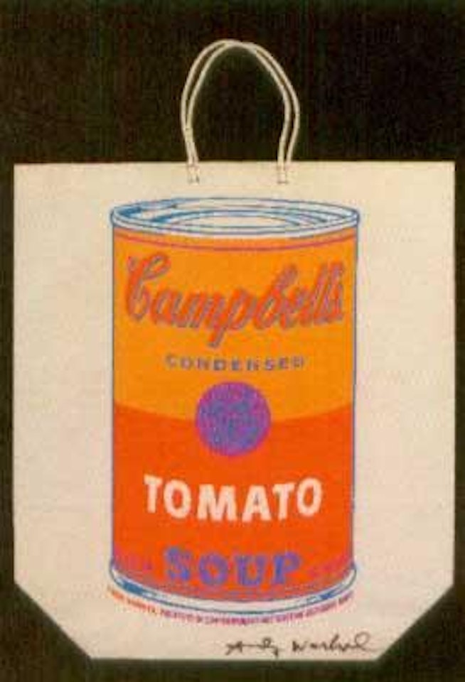 Campbell's soup can by Andy Warhol