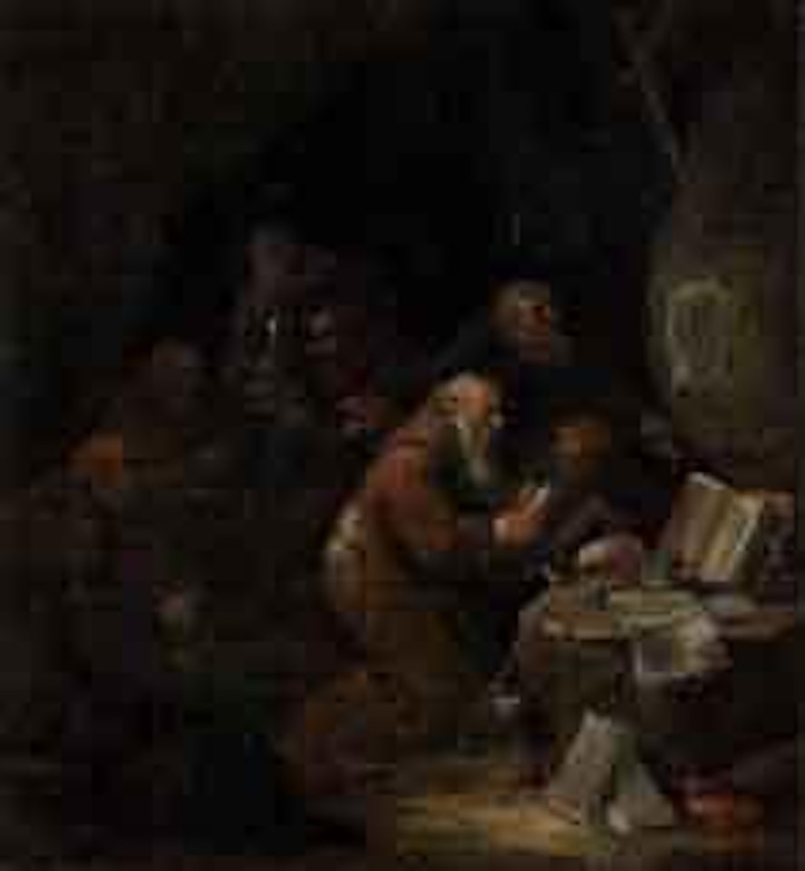 Hermit and monks by Egbert van Heemskerk III