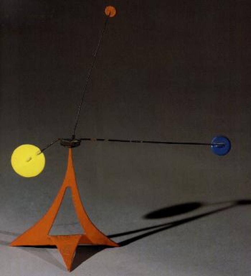 Dots on triangle by Alexander Calder