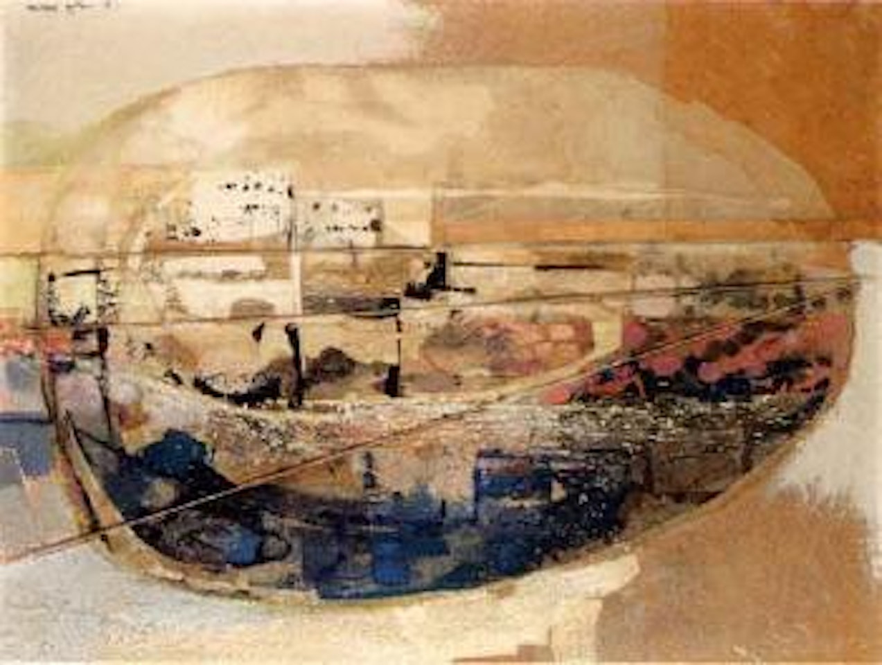 Strung landscape by Michael Ayrton