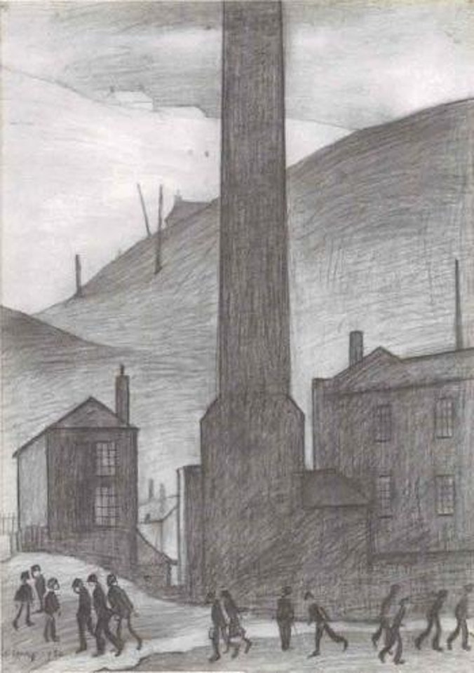 Mill in the Hollow by Laurence Stephen Lowry