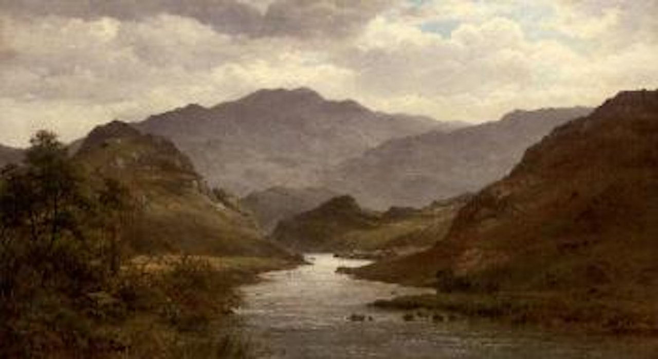 River Colwyn, Wales by Alfred de Breanski