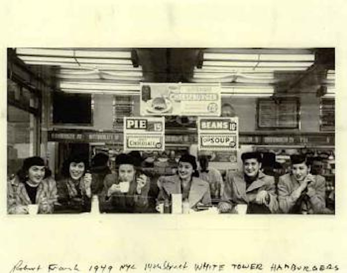NYC, 14th Street White Tower Hamburger's by Robert Frank
