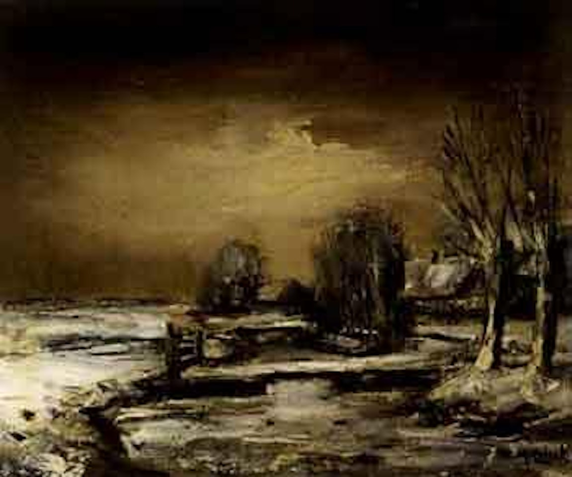 Winter landscape by Arnout Colnot