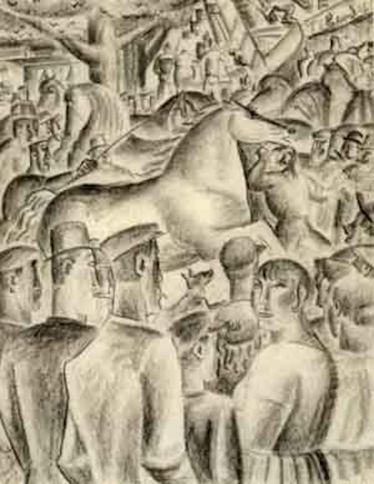 Horse fair by Leo Gestel