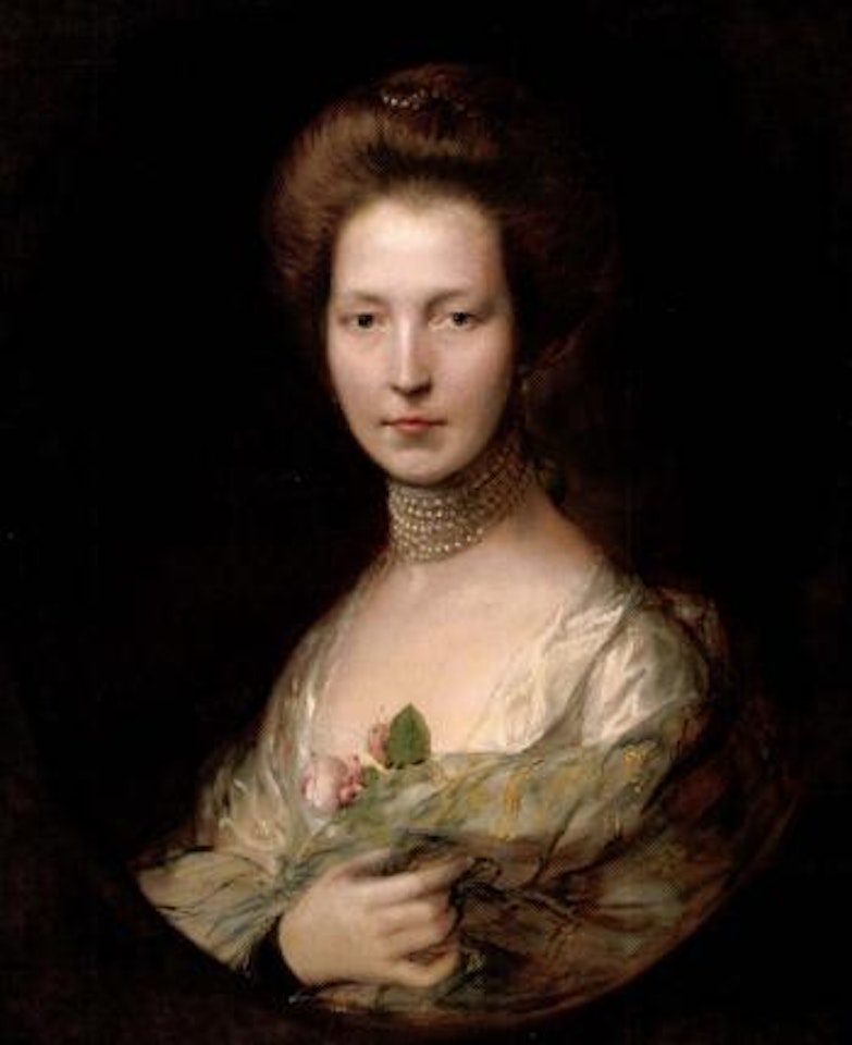 Portrait of lady identified as Lady Louisa Clarges by Thomas Gainsborough