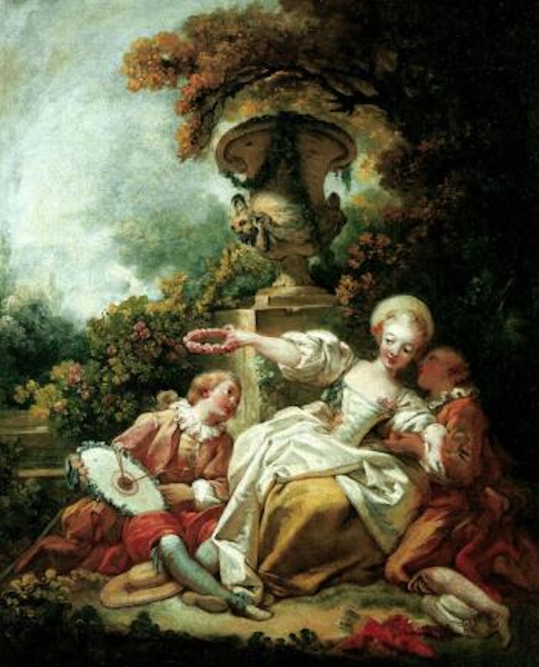 Coquette fixee by Jean-Honoré Fragonard