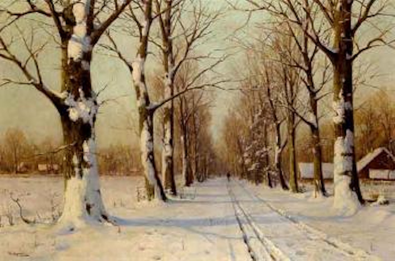 Winter landscape by Walter Moras