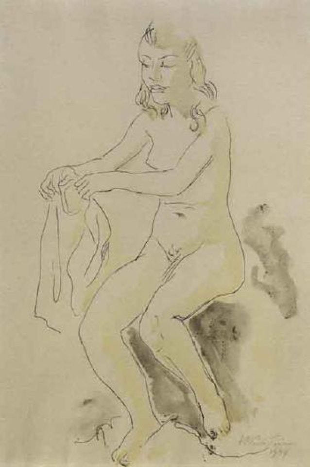 Bather by Max Pechstein